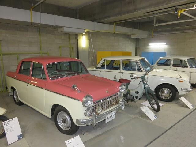 北名古屋市の昭和日常博物館にある昭和の車