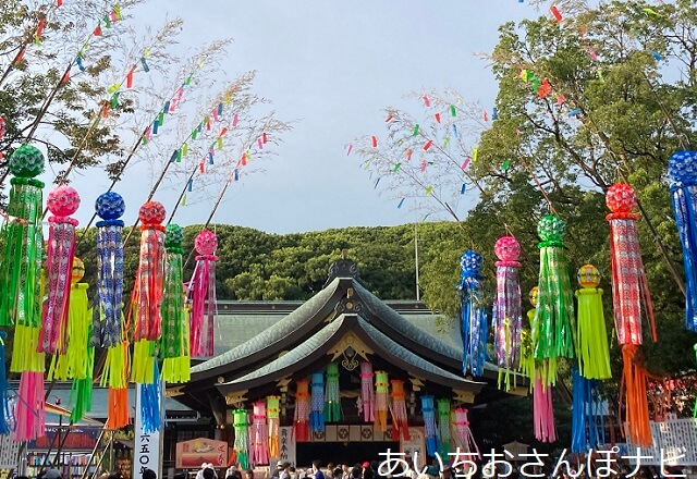 一宮の七夕祭りの真清田神社