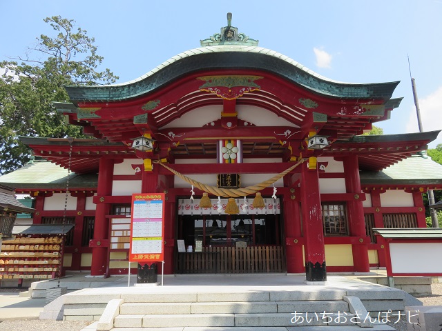 名古屋市千種区の上野天満宮の拝殿