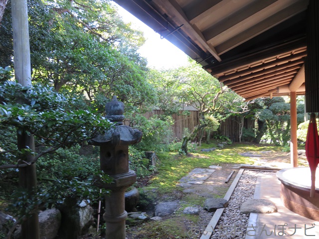名古屋市緑区有松のしぼりの久田本店の庭