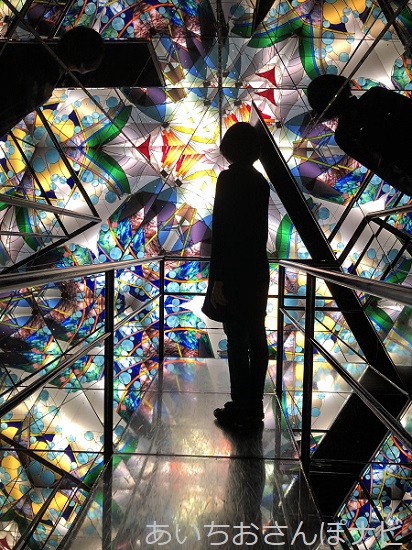 愛知県西尾市の三河工芸ガラス美術館の巨大万華鏡