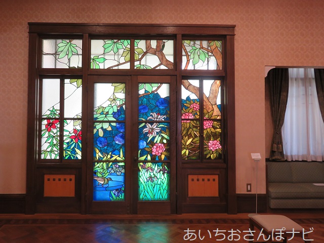 名古屋市東区の文化のみち二葉館のステンドグラス