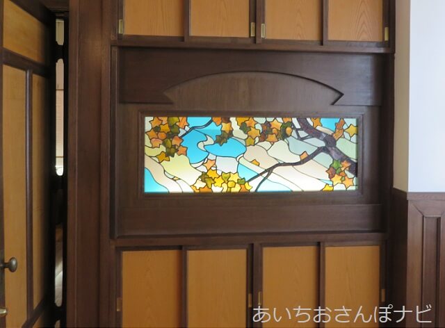 名古屋市東区の文化のみち二葉館のステンドグラス