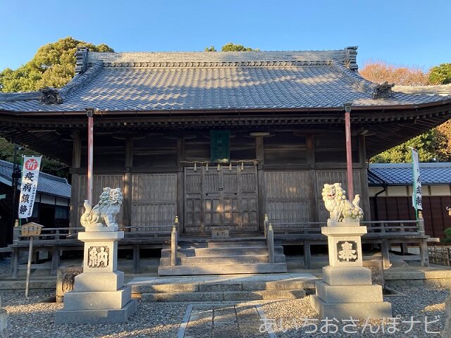 西尾市幡豆神社の拝殿