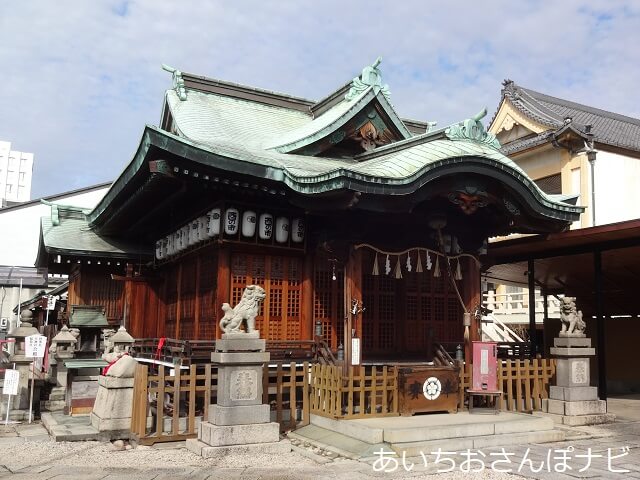 名古屋市中村区素盞男神社の拝殿