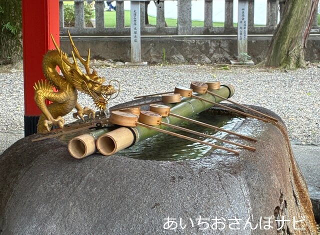 岐阜・金神社の手水舎