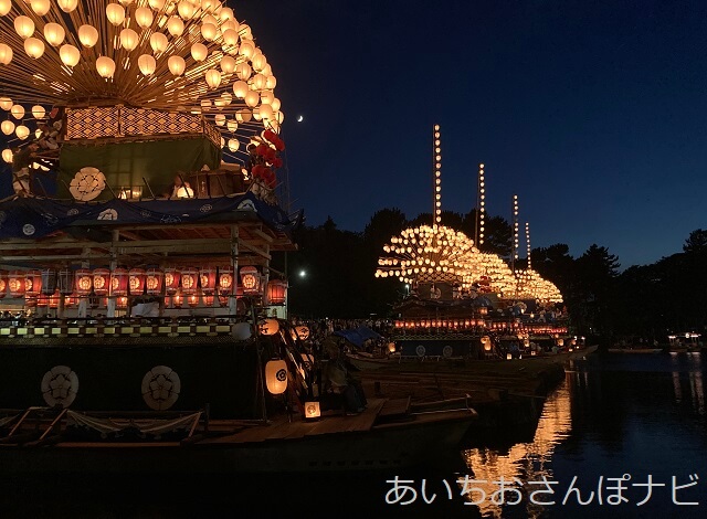 津島天王川祭のまきわら船