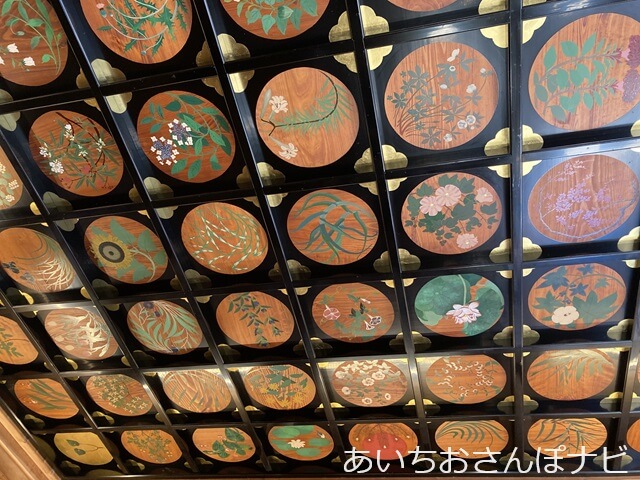 松平東照宮の天井画