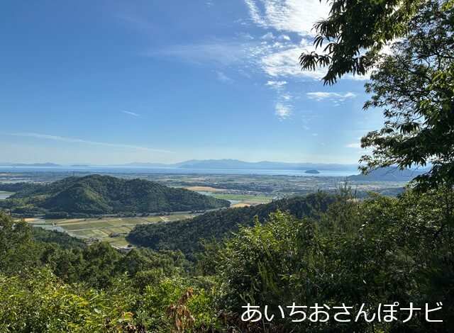 滋賀・小谷城跡からの眺め